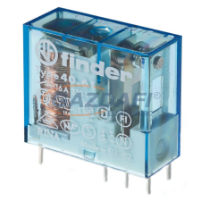 Finder 40.61.9.012.0001 Miniatűr printrelé, 1 váltóérintkező,16A villanyszerelés