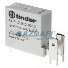 Finder 45.71.7.006.0310 Printrelé, 1 záróérintkező, 16A villanyszerelés
