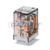 Finder 55.12.8.230.0001 Miniatűr ipari relé, 2 váltóérintkező, 10A, AC (50/60 Hz), 230V, CO