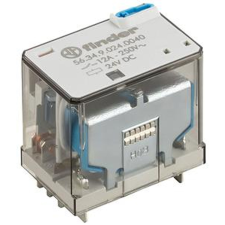 Finder 563490480040 Miniatűr  telj.relé, 4 váltóé, 12A villanyszerelés