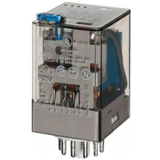 Finder 601392200040 Ipari relé, 3 váltóé, 10A villanyszerelés
