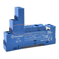 Finder 95.75 foglalat 40.51, 40.52, 40.61 relékhez villanyszerelés