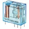 Finder-Hungary Kereskedelmi Kft. FINDER 40.62.9.024.0000 relé 2CO(váltó) 10A 24V DC, 5,3mm lábkiosztás