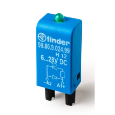 Finder-Hungary Kereskedelmi Kft. FINDER 99.80.9.024.99 Dugaszolható modul villanyszerelés