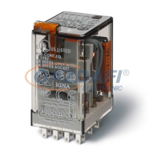 Finder Miniatűr ipari relé 12V AC, 4 váltóérintkező villanyszerelés