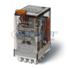 Finder Miniatűr ipari relé 230V AC, 4 váltóérintkező