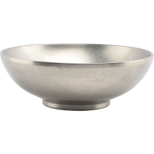 FINE 2 DINE Kétrétegű fém tál, magasság: 60 mm, ø: 180 mm, ezüst konyhai eszköz