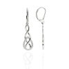 Fine Silver AG122033 - Ezüst lógós női fülbevaló
