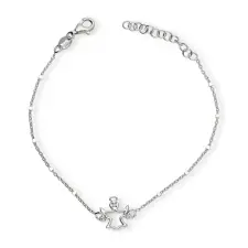 Fine Silver AG122655 - Ezüst karlánc Hossz: 16 - 18 cm karkötő