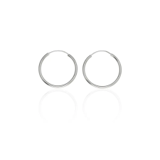 Fine Silver AG122848 - Ezüst karika fülbevaló pár Átmérő: Ø 30 mm fülbevaló