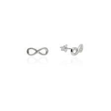 Fine Silver AG122981 - Ezüst beszúrós infinity fülbevaló fülbevaló