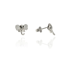 Fine Silver AG123516 - Ezüst beszúrós fülbevaló fülbevaló