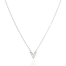 Fine Silver AG123600 - Ezüst nyaklánc medállal Hossz: 42 - 45 cm nyaklánc