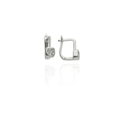 Fine Silver AG123747 - Ezüst francia záras női fülbevaló pár fülbevaló