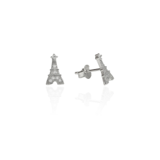 Fine Silver AG123772 - Ezüst beszúrós fülbevaló stekker zárral fülbevaló