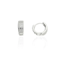 Fine Silver AG124519 - Ezüst beakasztós női fülbevaló pár