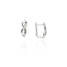 Fine Silver AG124528 - Ezüst francia záras női fülbevaló pár fülbevaló