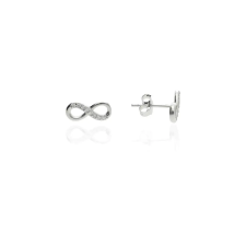Fine Silver AG124538 - Ezüst beszúrós fülbevaló fülbevaló