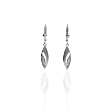 Fine Silver AG124560 -Ezüst hagyományos záras beakasztós női fülbevaló pár fülbevaló