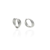 Fine Silver AG124726 - Ezüst bepattintós női fülbevaló pár
