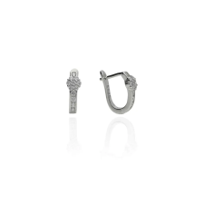 Fine Silver AG124874 - Ezüst francia záras női fülbevaló pár fülbevaló