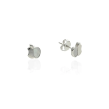 Fine Silver AG124970 - Ezüst beszúrós hattyú fülbevaló fülbevaló