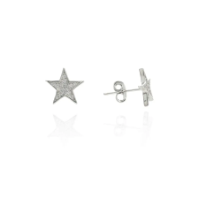 Fine Silver AG125135 - Ezüst beszúrós stekker záras fülbevaló fülbevaló