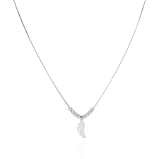 Fine Silver - Ezüst nyaklánc medállal Hossz: 42 - 45 cm nyaklánc