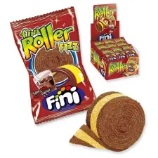  Fini Roller savanyú eper ízesítésű gumicukorszalag 25g csokoládé és édesség