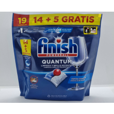  FINISH Mosogatógép Kapszula 14+5 pcs Quantum All in One Regular tisztító- és takarítószer, higiénia