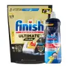 Finish Mosogatógép tisztító csomag + Ajándék mintatermék