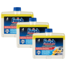 Finish Mosogatógép tisztító folyadék Lemon 3x250ml + Ajándék mintatermék tisztító- és takarítószer, higiénia