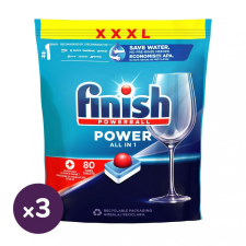 Finish Power All in 1 mosogatógép-tabletta (3x80 db) tisztító- és takarítószer, higiénia