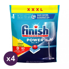 Finish Power All in 1 mosogatógép-tabletta citrom (4x80 db) tisztító- és takarítószer, higiénia
