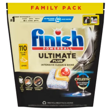 Finish Powerball Ultimate Plus All in 1 Citrom mosogatógép kapszula 11 tisztító- és takarítószer, higiénia