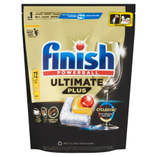 Finish Powerball Ultimate Plus All in 1 Lemon Mosogatógép kapszula 72db + Ajándék mintatermék tisztító- és takarítószer, higiénia