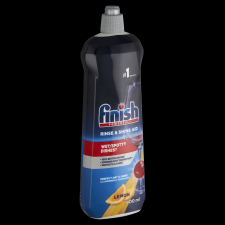 Finish Rinse & Shine Aid öblítőszer gépi mosogatáshoz, Citrom illat, 160 mosogatáshoz, 800ml tisztító- és takarítószer, higiénia