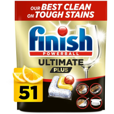Finish Ultimate All in 1 Plus Lemon 51 darab tisztító- és takarítószer, higiénia
