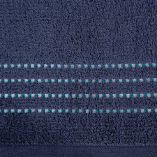 Fiore csíkos törölköző Gránátkék 50x90 cm lakástextília