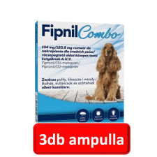  Fipnil Combo Spot-On ( 10-20kg. kutyáknka ) rácsepegtető oldat 3ampulla élősködő elleni készítmény kutyáknak