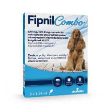 Fipnil Combo Spot On Medium Dog 10-20kg 3x1,34ml élősködő elleni készítmény kutyáknak