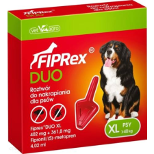 Fiprex Duo XL 402 mg + 361,8 mg rácsepegtető oldat kutyáknak1x élősködő elleni készítmény kutyáknak