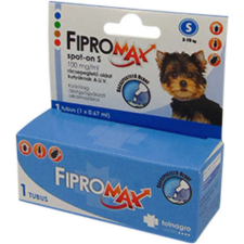  Fipromax spot-on kutyáknak (S; 2-10 kg) (1 pipetta) élősködő elleni készítmény kutyáknak