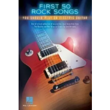  First 50 Rock Songs – Hal Leonard idegen nyelvű könyv