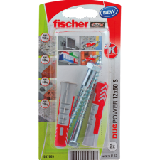 Fischer DŰBEL 12X60MM 2 DB CSAVARRAL "DUOPOWER" FISCHER barkácsolás, csiszolás, rögzítés