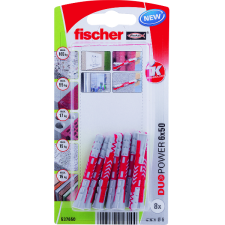 Fischer DŰBEL 6X50MM 8 DB "DUOPOWER" FISCHER barkácsolás, csiszolás, rögzítés