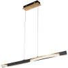 Fischer & Honsel modern függeszték bridge fekete arany fhl61038