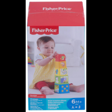 Fisher Price Fisher-Price Stack Explore Blocks építő bébijáték (CDC52) kreatív és készségfejlesztő