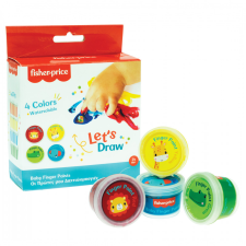  Fisher-Price Let's Draw baba ujjfesték 6 db-os ajándéktárgy