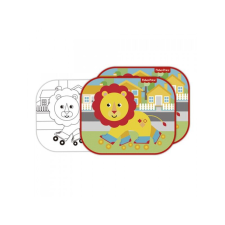 FISHER-PRICE Napellenző gyerekeknek az autóban + kifestőkönyv LION, FP10168 autós napvédő